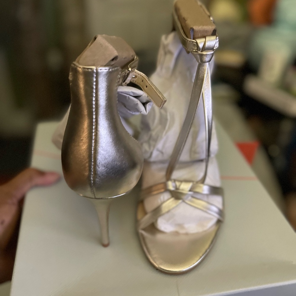 Sole Society Gold Heels